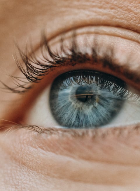 A close up image of a woman's eye